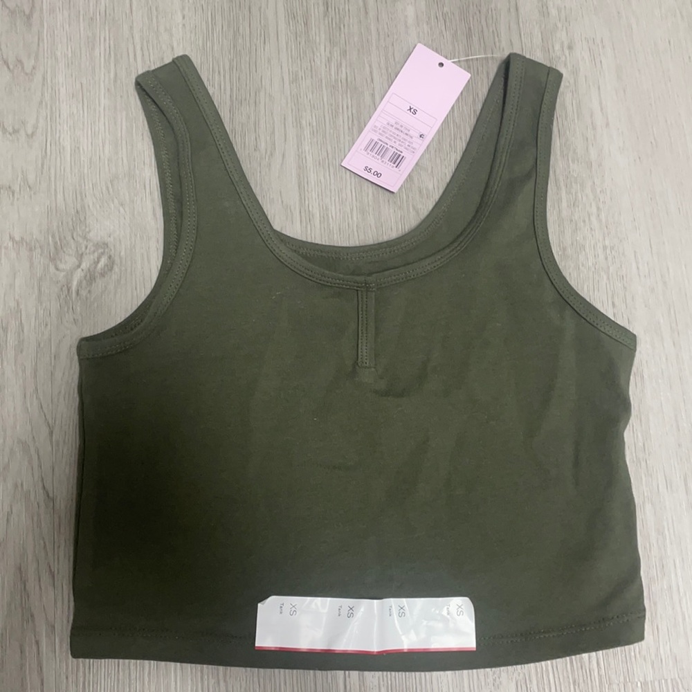 NWT Target Green Tank Top